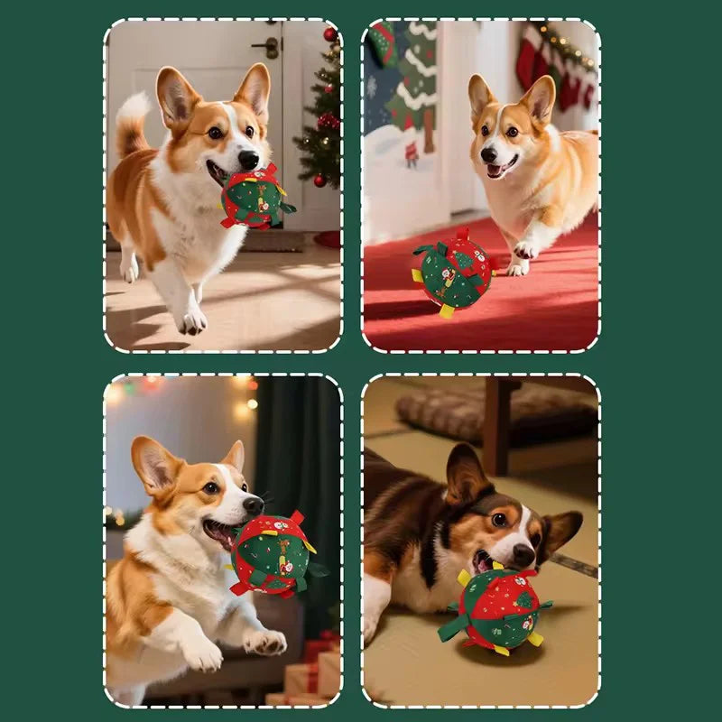 🎄🐶🐱 Hračky pre domácich miláčikov | Nabíjacie vianočné gule s zvukovými efektmi