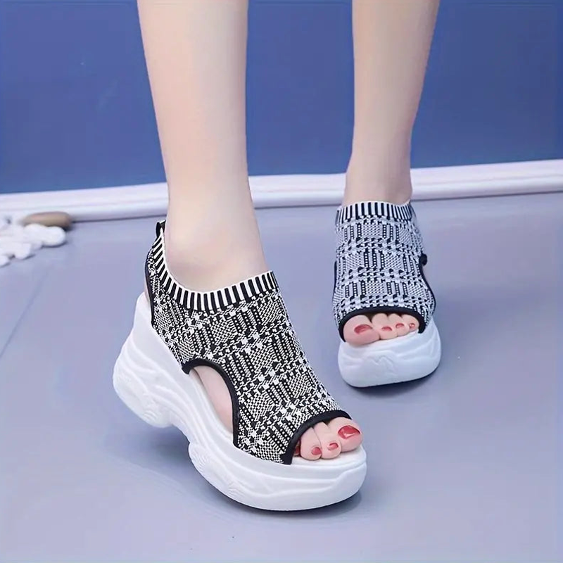 👡 Dámské sandály – šikmý podpatek a otevřená špička | Letní styl ☀️🌸✨