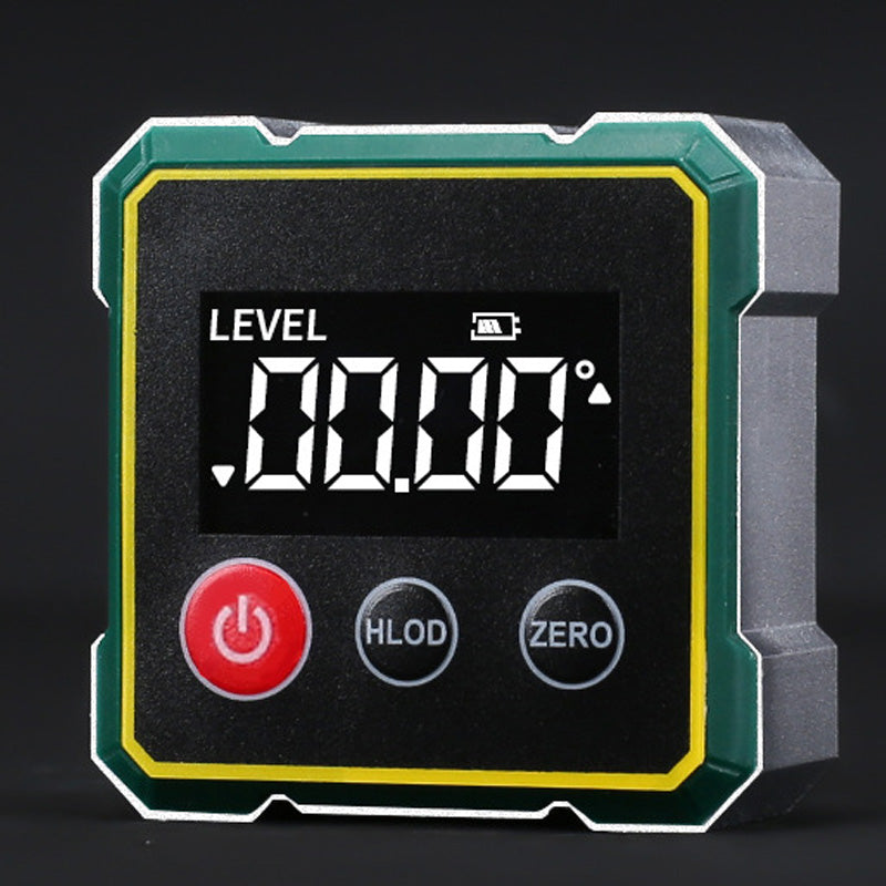 📐4 stranný magnetický digitálny uhlomer s laserom