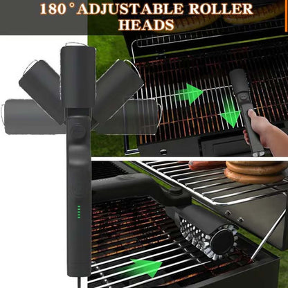 🧼 Bezdrôtová Elektrická Kefa na Čistenie BBQ Grilu 🔥🍖