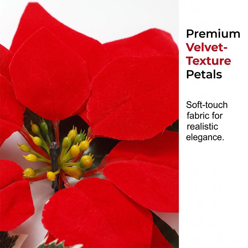 🔥✨Vianočné svetielka s kvetinami vianočné hviezdy