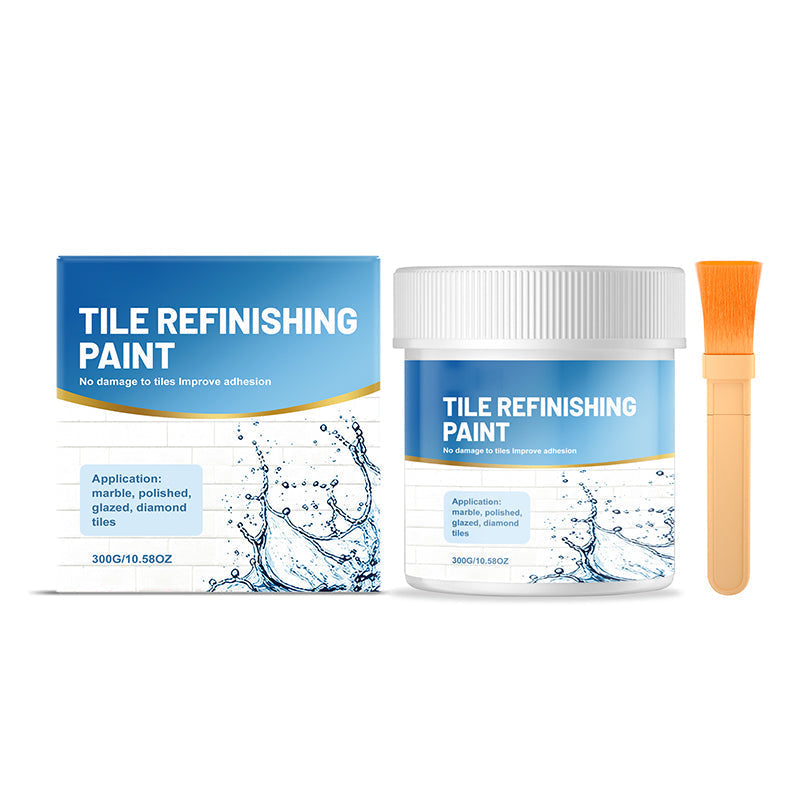 🥳 🎨🛁Fehér csempefelújító festék ecsettel – elfedi a foltokat, vízálló és fényes felületet biztosít. Újítsd fel a csempéket, mosdókagylókat és WC-ket csere nélkül! 🛡️