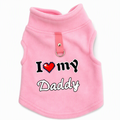 🐾 Teplý psí sveter s pútkom na vodítko – s nápisom ”Love Daddy & Mommy“, pre pohodlné zimné prechádzky ❄️✨